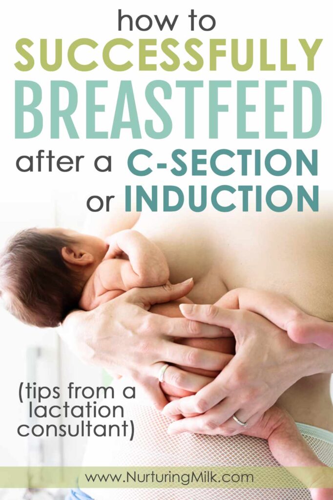 Breastfeeding after deals c section