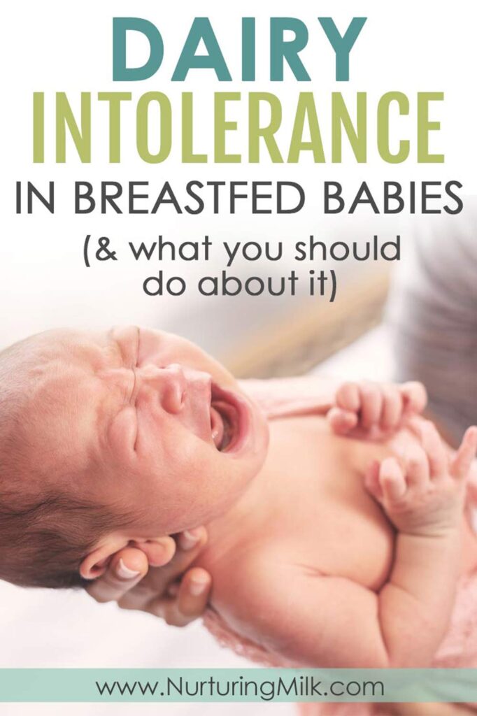 Dairy Intolerance in breastfed babies and what you should do about it