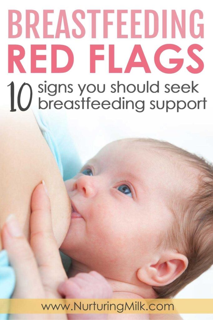  Breastfeeding Red Flags 10 signs you should seek breastfeeding support
