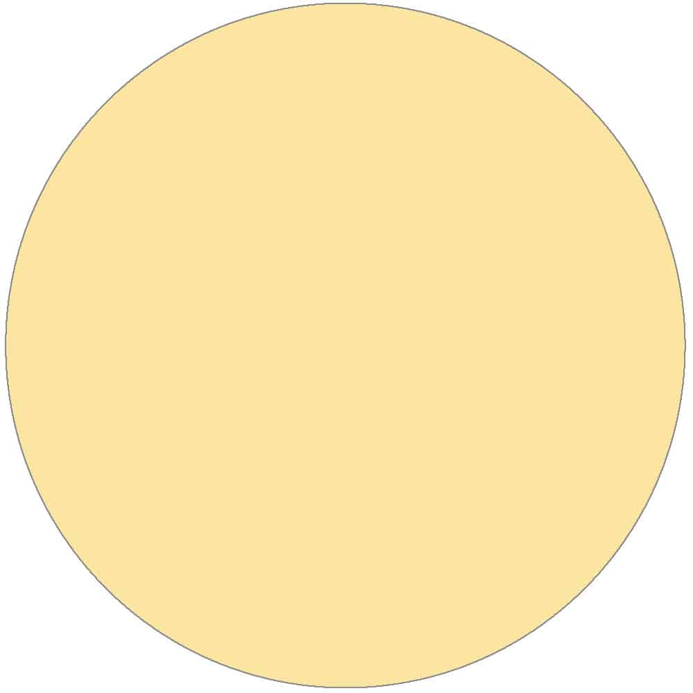 Light yellow circle